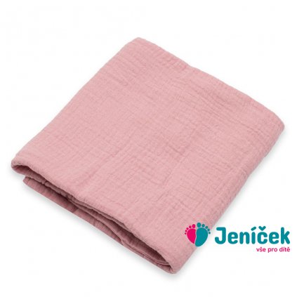 Dětská mušelínová deka New Baby pink