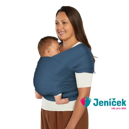 ERGOBABY | ŠÁTEK/Aura Sustainably Sourced Mesh Baby Wrap - Twilight Navy