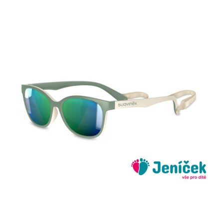 SUAVINEX | Dětské brýle - 3-8 let polarizované s pouzdrem 2024 - světle zelené