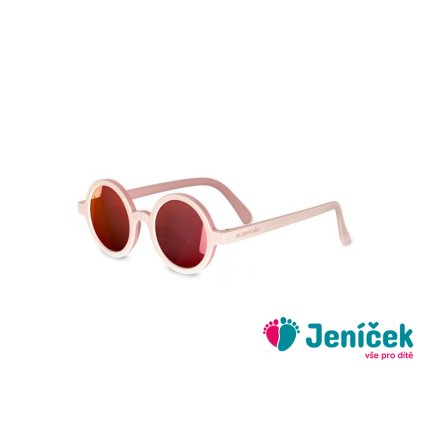 SUAVINEX | Dětské brýle - 0/12 měsíců polarizované s pouzdrem 2024 - růžové kulaté