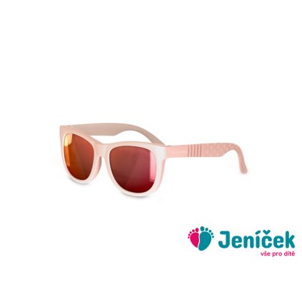 SUAVINEX | Dětské brýle - 0/12 měsíců polarizované s pouzdrem 2024 - růžové hranaté