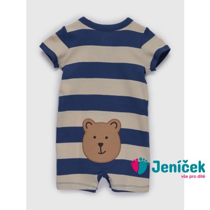 Baby krátký overal Brannan Tmavě modrá