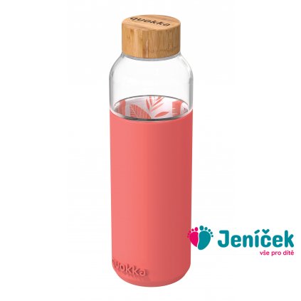 Skleněná láhev Flow Pink Botanical 660 ml