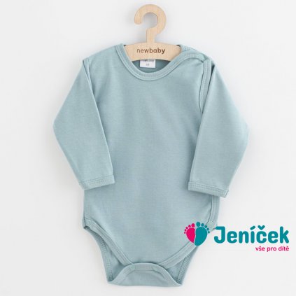Kojenecké celorozepínací body New Baby Classic II tmavě mátové vel.56
