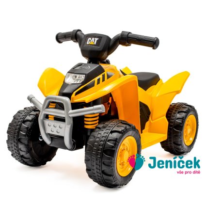 Dětská elektrická čtyřkolka Baby Mix CAT žlutá