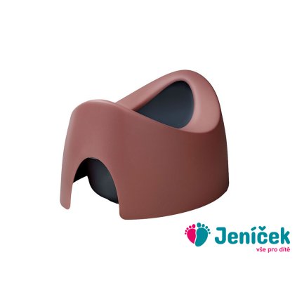 Dětský oboustranný ergonomický nočník s výlevkou Teggi růžový v