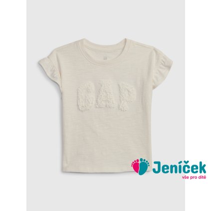 Baby tričko s logem GAP Béžová