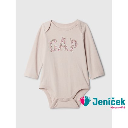 Baby bavlněné body Růžová