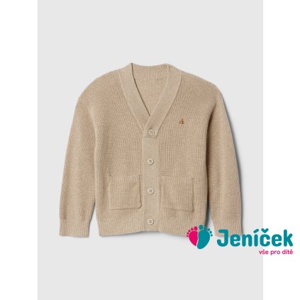 Baby pletený kardigan Béžová
