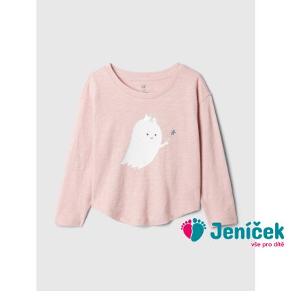 Baby bavlněné tričko Růžová