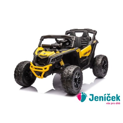 Elektrické autíčko Baby Mix Buggy Hornet žluté