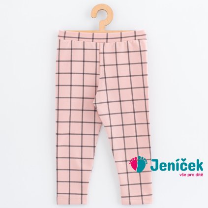 Dětské legíny z teplákoviny New Baby Kindergarten pink