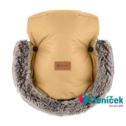 PETITE&MARS Rukávník / rukavice Furry Elegant Caramel