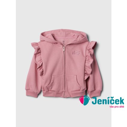 Baby mikina s logem Růžová
