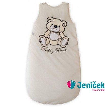 Spací vak Teddy Bear Baby Nellys - smetanový, ecru vel. 1