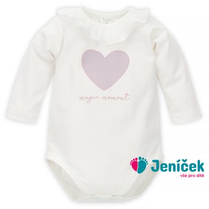 Body Niemowlece Z Falbanka Ecru Z Kwiatkiem Charlotte 5364