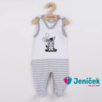 Kojenecké bavlněné dupačky New Baby Zebra exclusive