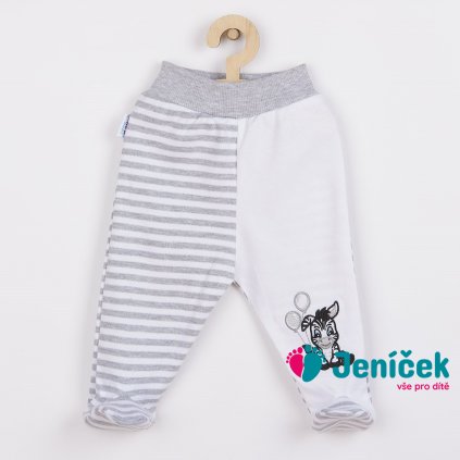 Kojenecké bavlněné polodupačky New Baby Zebra exclusive