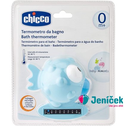 CHICCO Teploměr Rybička světle-modrá