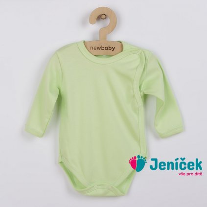 Kojenecké body celorozepínací New Baby Classic zelené