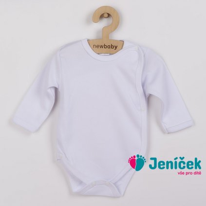 Kojenecké body celorozepínací New Baby Classic bílé