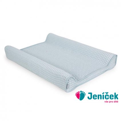 CEBA Potah na přebalovací podložku Waffle Line 50 x 70 Mist Blue Ceba