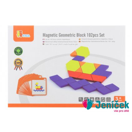 Dřevěné magnetické tvary