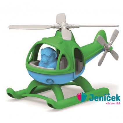 Green Toys Vrtulník zelený