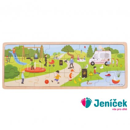 Bigjigs Toys Puzzle V parku