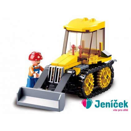 Sluban Town Stavitelé M38-B0377D Malý Buldozer