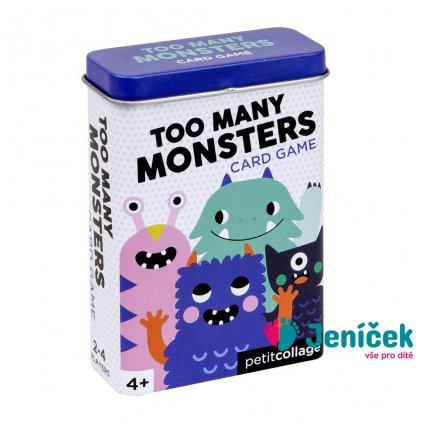 Petit Collage Karty v dóze příšerky