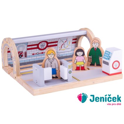 Bigjigs Rail Stanice metra