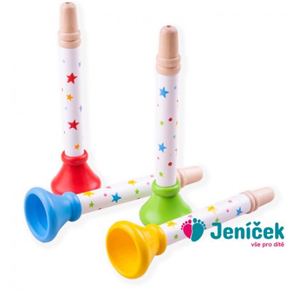 Bigjigs Toys Trumpetka hvězdičky 1 ks