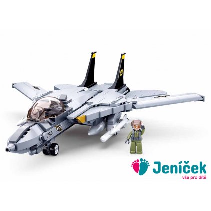 Sluban Model Bricks M38-B0755 Stíhací letoun F-14 Tomcat