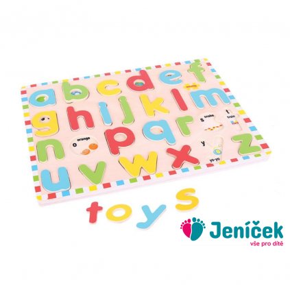 Bigjigs Toys Anglická malá abeceda s obrázky