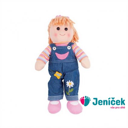 Bigjigs Toys Látková panenka Penny 38 cm