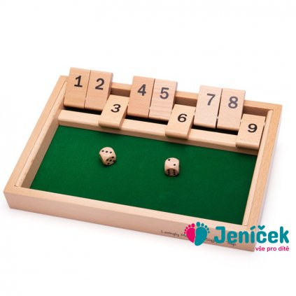 Bigjigs Toys Dřevěná hra Uzavřete kostky
