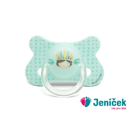 ŠIDÍTKO FUSION anatomické LATEX 4-18m SUAVINEX ŠIDÍTKO FUSION anatomické LATEX 4-18 m - MODRÝ INDIÁN
