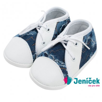 Kojenecké capáčky tenisky New Baby modré 0-3 m