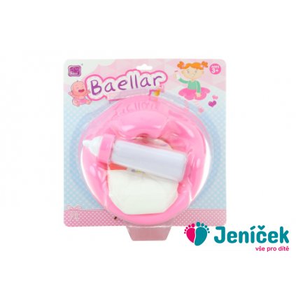 Pro panenky- nočník, plenka a lahvička s mlékem