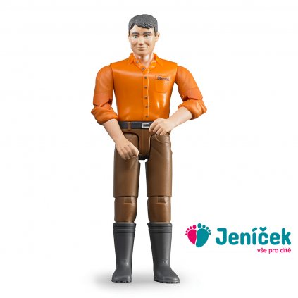 Bruder BWORLD Figurka muž hnědé kalhoty