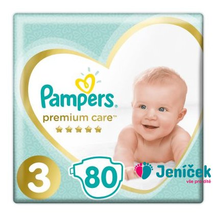 PAMPERS Premium Care 3 MIDI 80 ks (6-10 kg) JUMBO PACK- jednorázové pleny