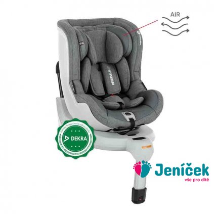 PETITE&MARS Autosedačka Reversal II Isofix Stone Air (0-18 kg)