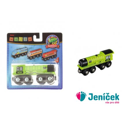 Maxim Parní lokomotiva - zelená