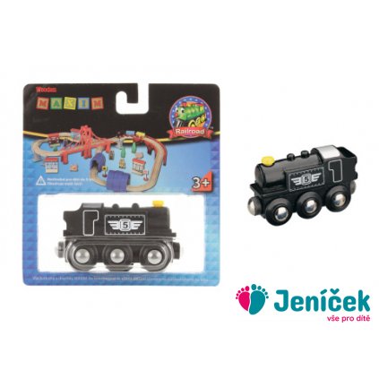 Maxim Parní lokomotiva černá