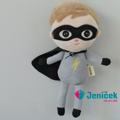 Mini hadrová panenka Metoo Super Boy - šedá, 22cm