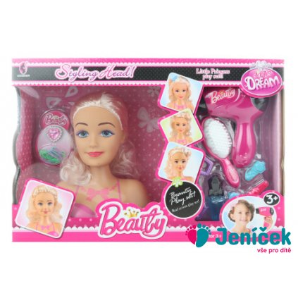 Sada krásy s česací hlavou