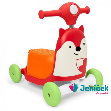 SKIP HOP Zoo odrážedlo 3v1 Ride-On Liška 12m+ do 20kg