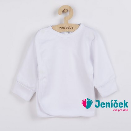 Kojenecká košilka s bočním zapínáním New Baby bílá