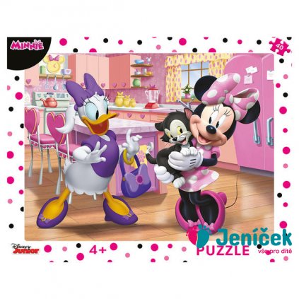 Dino Puzzle Růžová Minnie 40 dílků